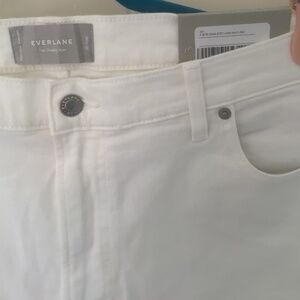 Everlane The Cheeky Jean Japanese Denim Bone Off White Women's Size 35, New